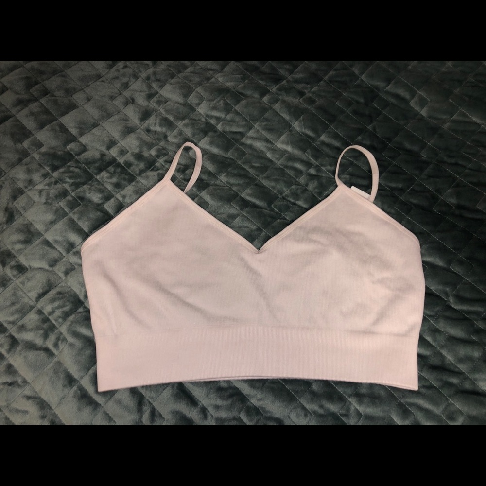 Light pink Aritzia Bralet